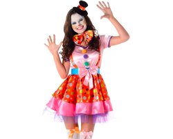 Karnival Costumes Clown Kostuum Carnaval Kostuum Dames Verkleedkleding Carnavalskleding Dames- L - Roze