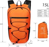 Sac à dos pliable ultra léger et imperméable, petit sac à dos de randonnée, sac à dos de cyclisme, sac à dos de sport de outdoor, unisexe, 15 litres