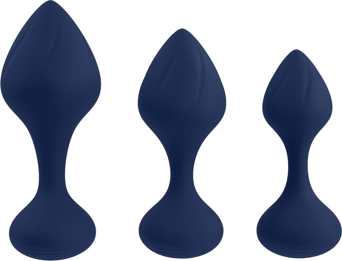 PLAYBOY PLEASURE - TAIL TRAINER ANAL TRAINING SET NAVY