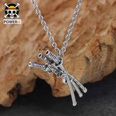 Halsketting Met Grondboor Hanger - Anime En Fantasy Sieraden 4 Cm Metaal