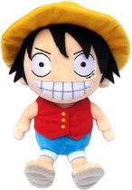 Luffy Smile One Piece Anime Pluche Knuffel 25 cm {Anime Manga Plush Toy | Speelgoed Knuffelpop voor kinderen jongens meisjes | Dragon Ball Z, Naruto, My Hero Academia}