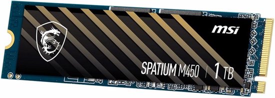 SPATIUM M450 PCIe 4.0 NVMe M.2 1TB V1 van MSI — afbeelding 3