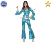 Kostuums voor Volwassenen Disco Blauw - XXL