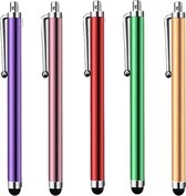 5 stuks stylus pennen universeel - touchscreen pen - voor smartphone & Tablet - Styluspennen - 5 kleuren - Cadeau idee!