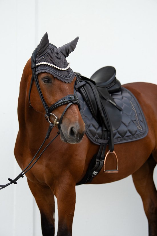 Eskadron Tapis De Selle Heritage Satin Crystal Dressage Vintage Green