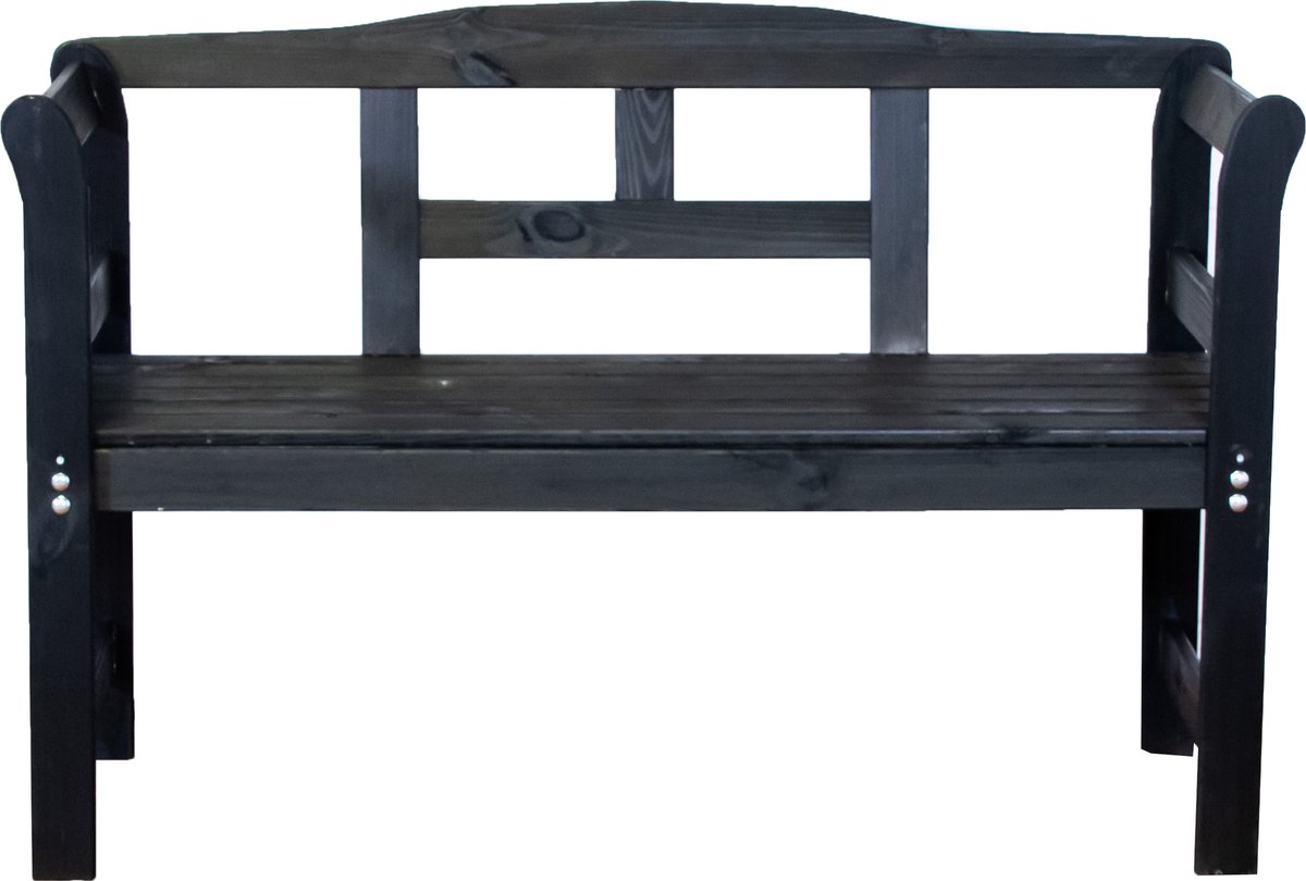 Sens-Line - Friesen bench 113cm - 2-zits - Zwart
