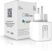 WiFi slimme stekker | Smart plug | Met energiemeter | 16A | Duo-pack