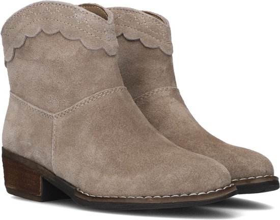 Omoda Lizzy Enkellaarsjes - Enkelboots met rits - Meisjes - Beige - Maat 38