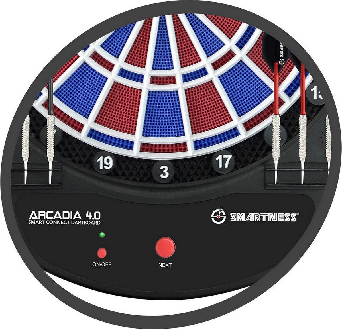 Carromco elektronisch dartbord arcadia 4. 0 batterijen