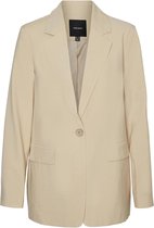 Vero Moda Blazer Vmcarmen Ls Loose Blazer Noos 10287190 Irish Cream Dames Maat - S