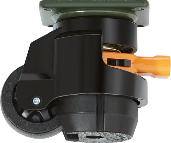 4 Inch Intrekbare Meubels Zwenkwielen Rem Industriële Roller Zwenkwielen Voor Zi