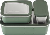 Klean Kanteen RISE - RVS Lunchbox set - Seaspray groen - 3 delige set