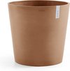 Ecopots Amsterdam 60 - Terra - Ø59 x H55,5 cm - Pot de fleur / cache-pot rond couleur terre