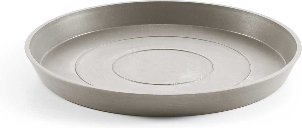Ecopots Saucer Round - Taupe - Ø44,5 x H3,5 cm - Ronde taupe onderschotel met waterreservoir