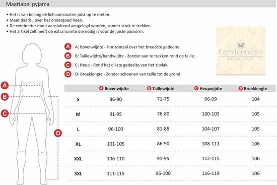 Tenderness- Pyjama Femme - Tissu Éponge - Motif Rayé - Blauw. - Taille L