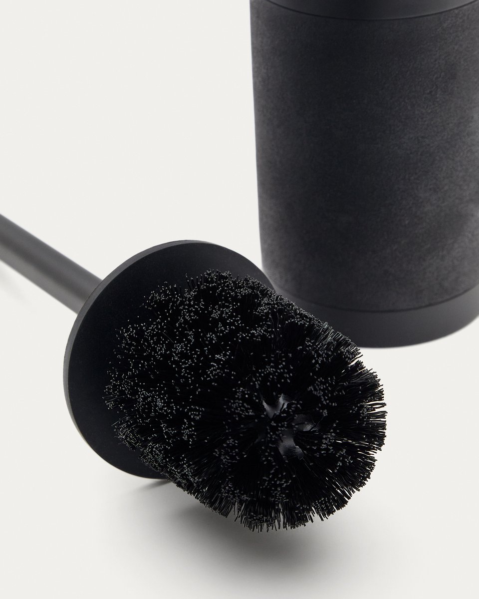 Kave Home - Sisel toiletborstel van polyresin in zwart