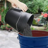 ash bucket with lid - asemmer met deksel
