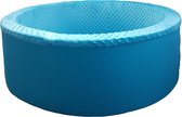 Ballenbad rond - lichtblauw - 90x40 cm - zonder ballen