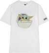 T-Shirt met Korte Mouwen voor kinderen The Mandalorian Wit - S