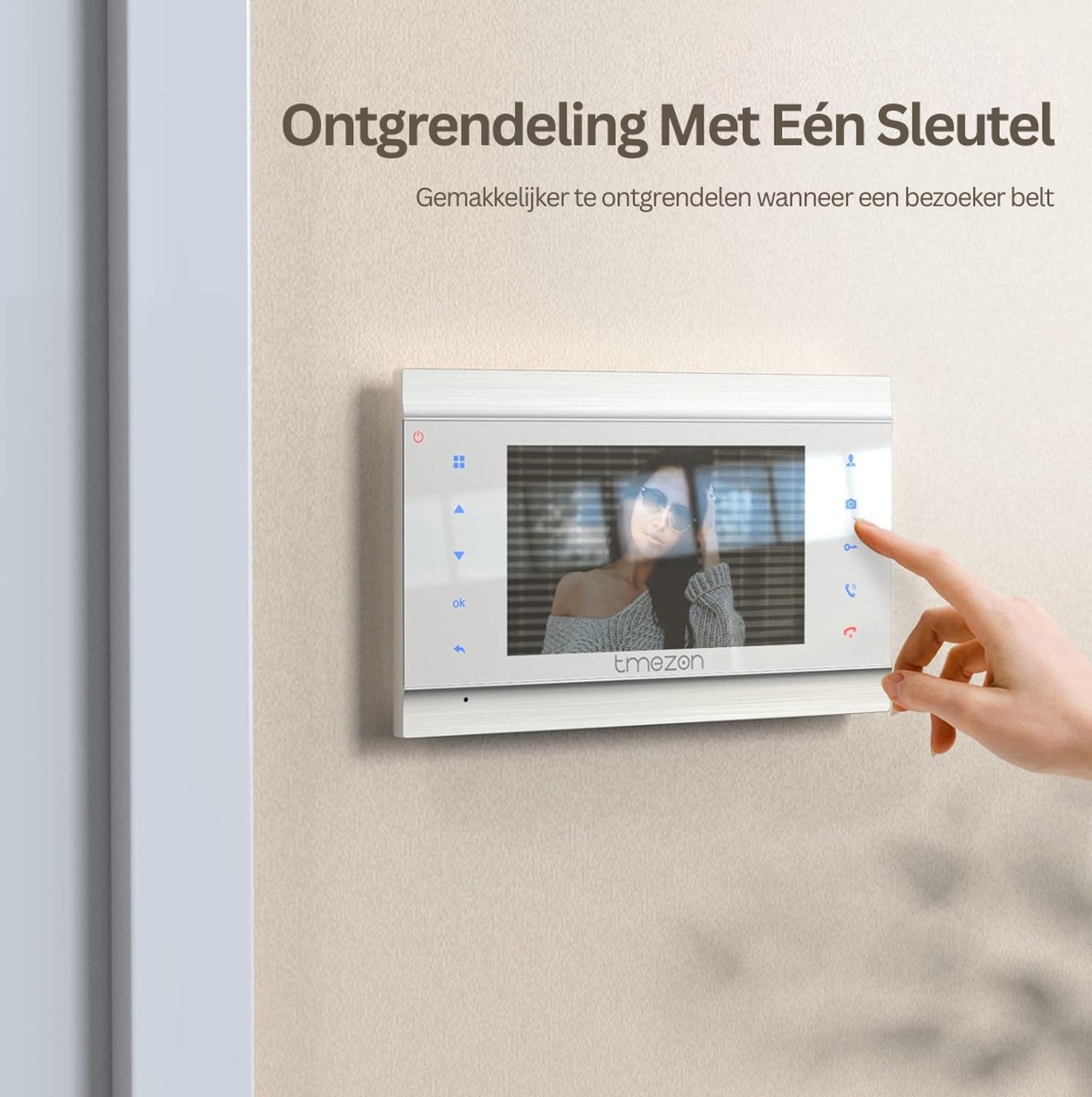 Tmezon Videodeurbel met Camera en 2 Binnenschermen - afbeelding 3