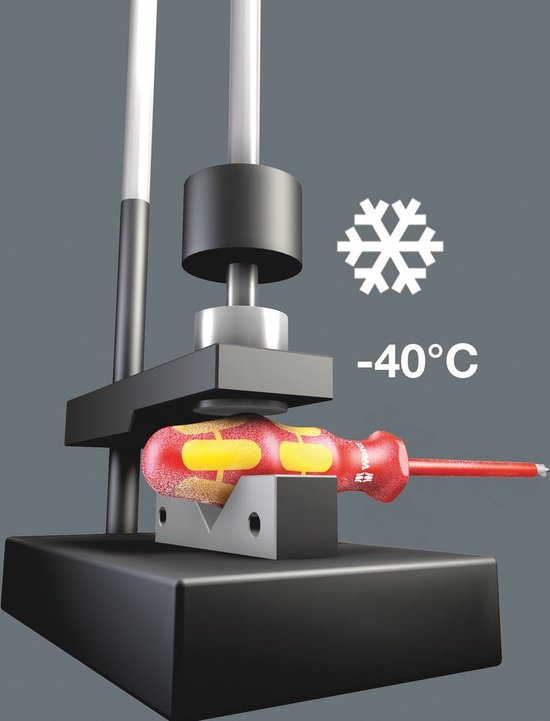 Tournevis pour vis à fente 1 mm x 5.5 mm Wera 160 i 05006120001 Longueur de la lame: 125 mm 1 pc(s)