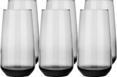 Glasmark Longdrinkglazen - 18x - Midnight collection - 430 ml - glas - waterglazen