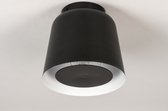 Lumidora Plafondlamp 73809 - Plafonniere - ALLENBY - E27 - Zwart - Metaal - ⌀ 22 cm