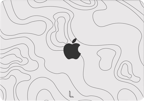 Lunso - MacBook Air 13 pouces M2 (2022) - pochette - Land Lines