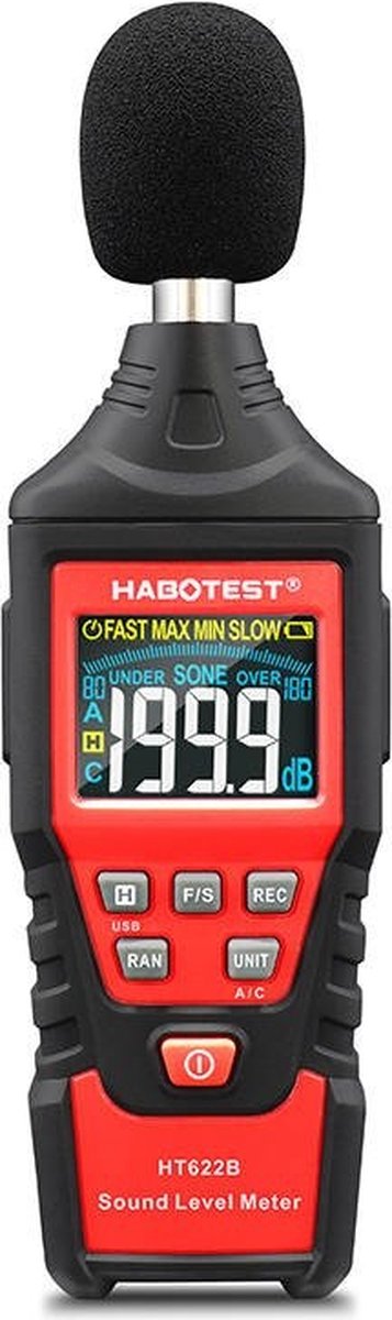 Habotest Digitale decibelmeter HT622B USB A/C - HABOTEST