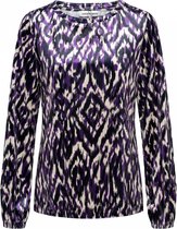 &Co Women top Doris Random Ikat - Purple