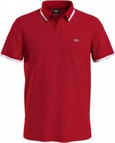 Tommy Hilfiger TJM Regular Solid Tipped Heren Polo - Rood - Maat XL