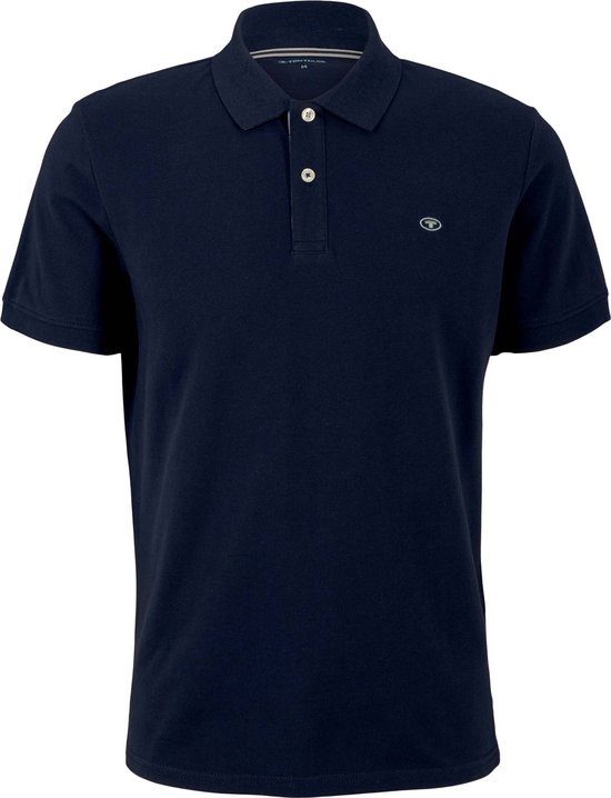 TOM TAILOR basic polo with contrast Heren Poloshirt - Maat XL