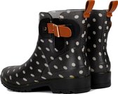 Geweo Regenlaarzen - Wellington Chelsea Laarzen - Kerstmis - Kerstfeest - Christmas Gift - Kort Boots - Waterdichte - Dames - Zwarte en witte vlekken - Maat 40