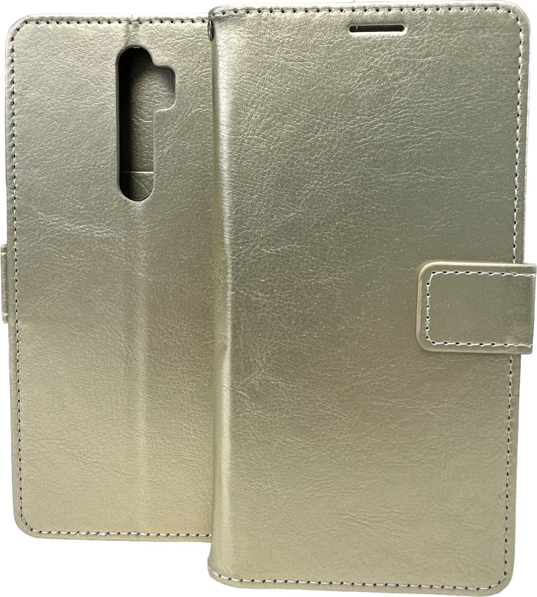 Portemonnee Book Case Hoesje Geschikt voor: Oppo Reno 2 - Goud