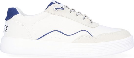 HEYDUDE Hudson Canvas Heren Sneakers White/Navy