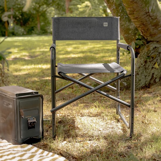 Travellife Lago Regisseursstoel Stormy Grey - Water- en uv-bestendig - Compact en lichtgewicht — afbeelding 3