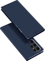 Dux Ducis - Geschikt voor Samsung Galaxy S24 Ultra - Slim bookcase hoesje - Donkerblauw