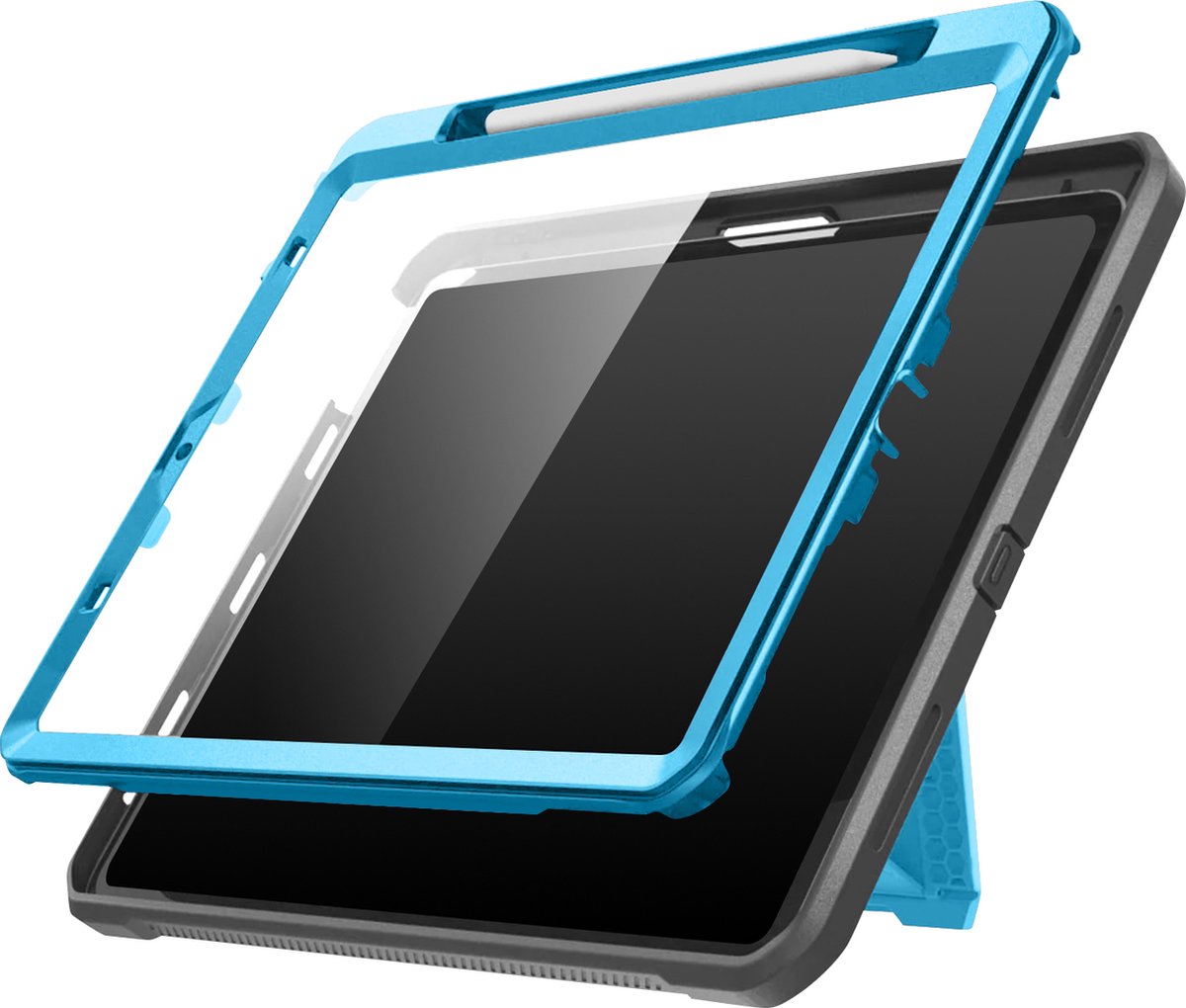 Supcase, Volledige beschermhoes voor iPad Air 4, Air 5, Pro 11 Schokbestendige, Turquoise
