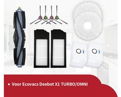 Replacements onderdelen geschikt voor Ecovacs Deebot X1 en T10 - 11-delig