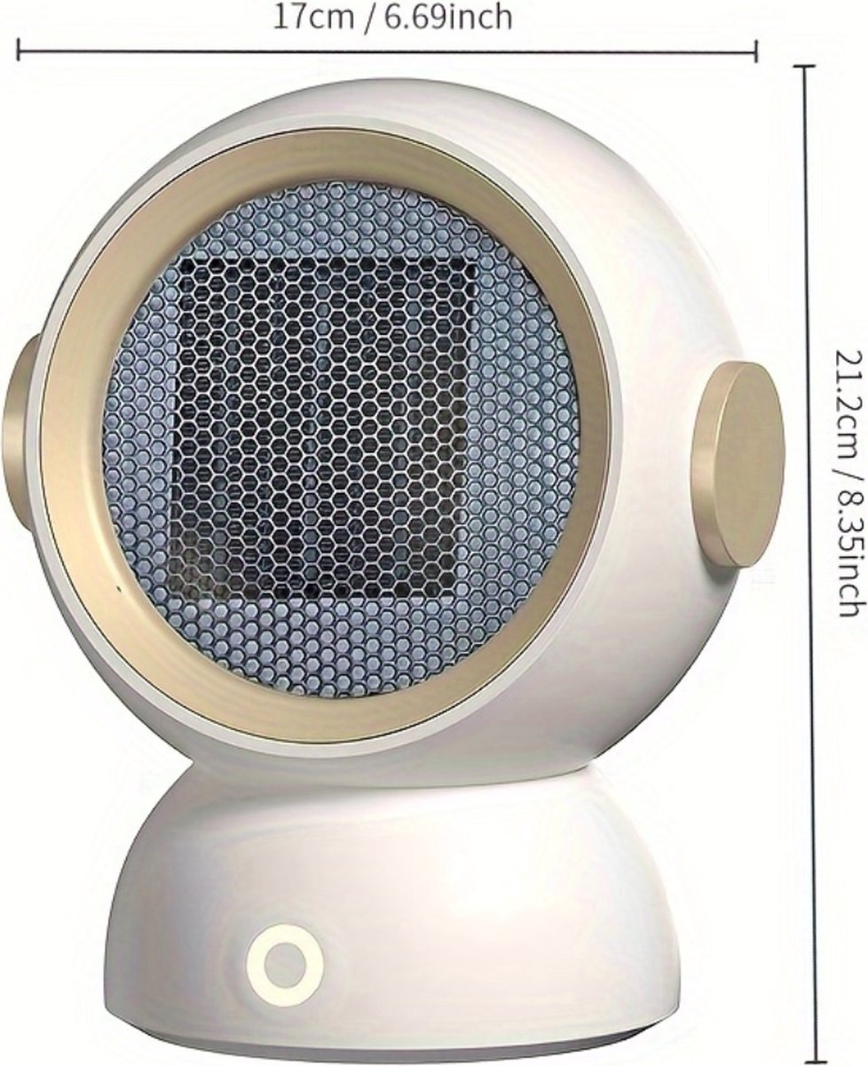 Nivard Elektrische Kachel - Haard - Heater - Mini Kachel - Winter - Groen – foto 5