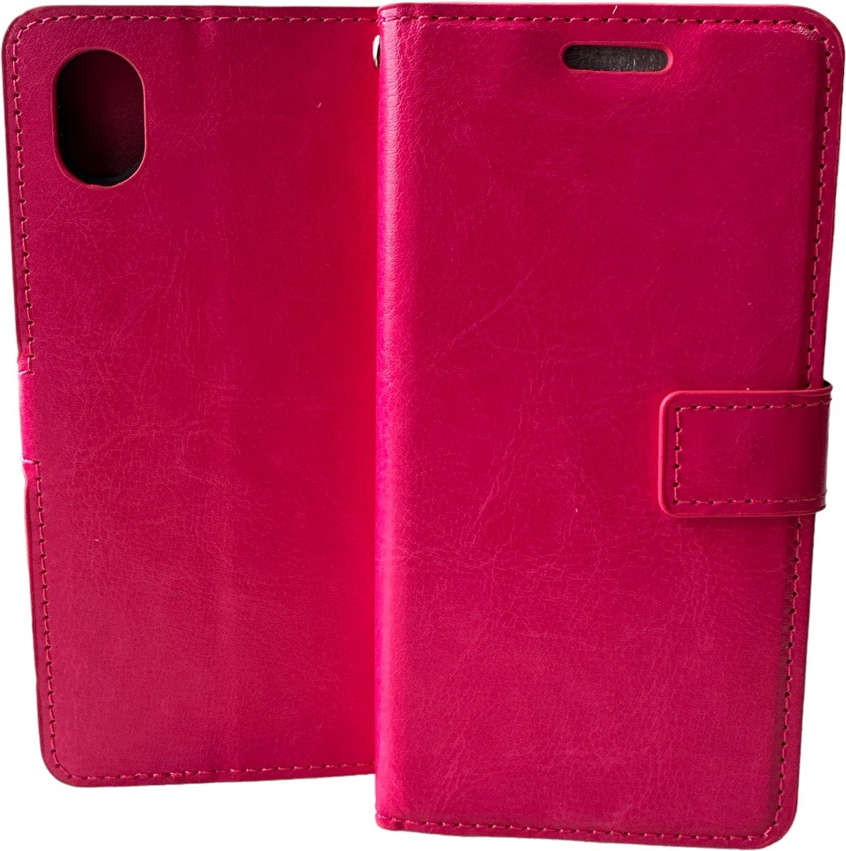 Portemonnee Book Case Hoesje Geschikt voor: Samsung Galaxy A01 Core (2020) - Roze
