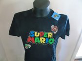 Super Mario - T-shirt - noir - Luigi et Mario - XXL - Tshirt - luigi - Mario bros