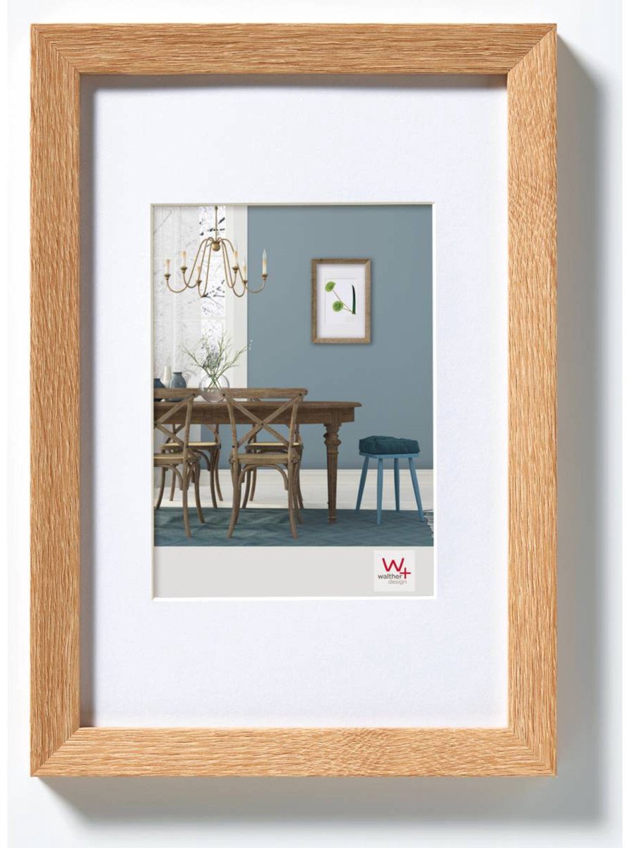 Walther Fiorito - MDF Houten lijst - Fotoformaat 40x60 cm - Lichten Eiken Lichte eik