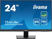 Iiyama Prolite XU2463HSU-B1 - LED-monitor - 23.8" 1920 x 1080 - 100Hz - IPS - 250 cd/m² - 1300:1 - 3 ms - HDMI, DisplayPort - luidsprekers - zwart