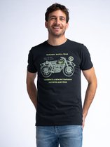 Petrol Industries - Heren Artwork T-shirt Lagoonize - Grijs - Maat XXL