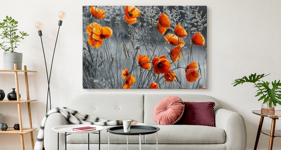 Peinture - Beaux coquelicots , Décoration murale , Impression Premium