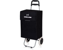 Baytex Boodschappenwagen Dossa XL - Zwart - 56 Liter