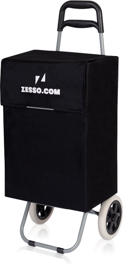 Baytex Boodschappenwagen Dossa XL - Zwart - 56 Liter