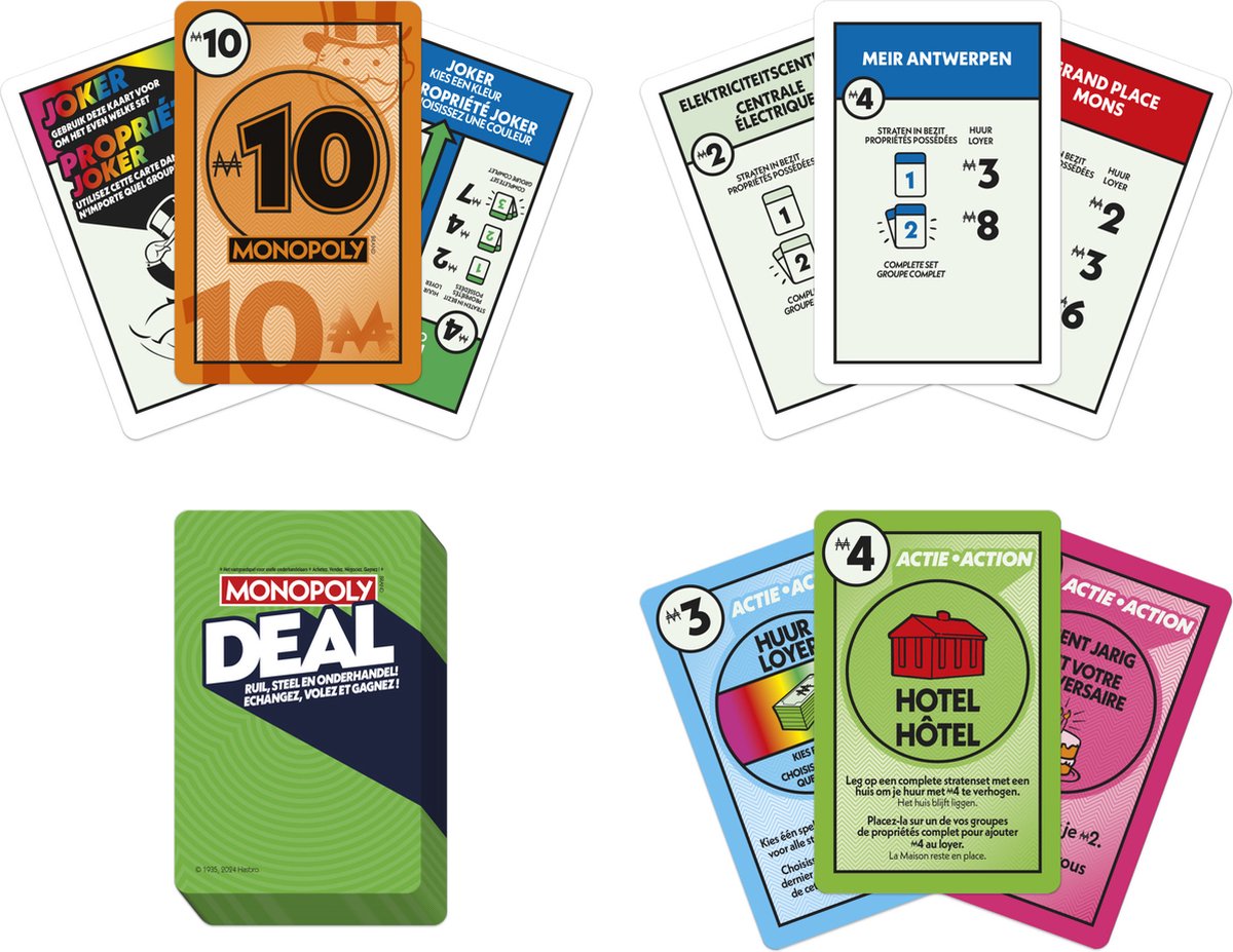Monopoly Deal Kaartspel - Belgische Editie — afbeelding 5