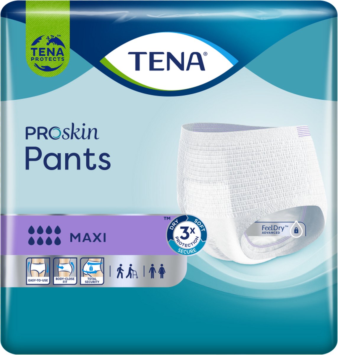 Tena Pants Maxi M Incontinentie - 10 stuks - Incontinentieluier